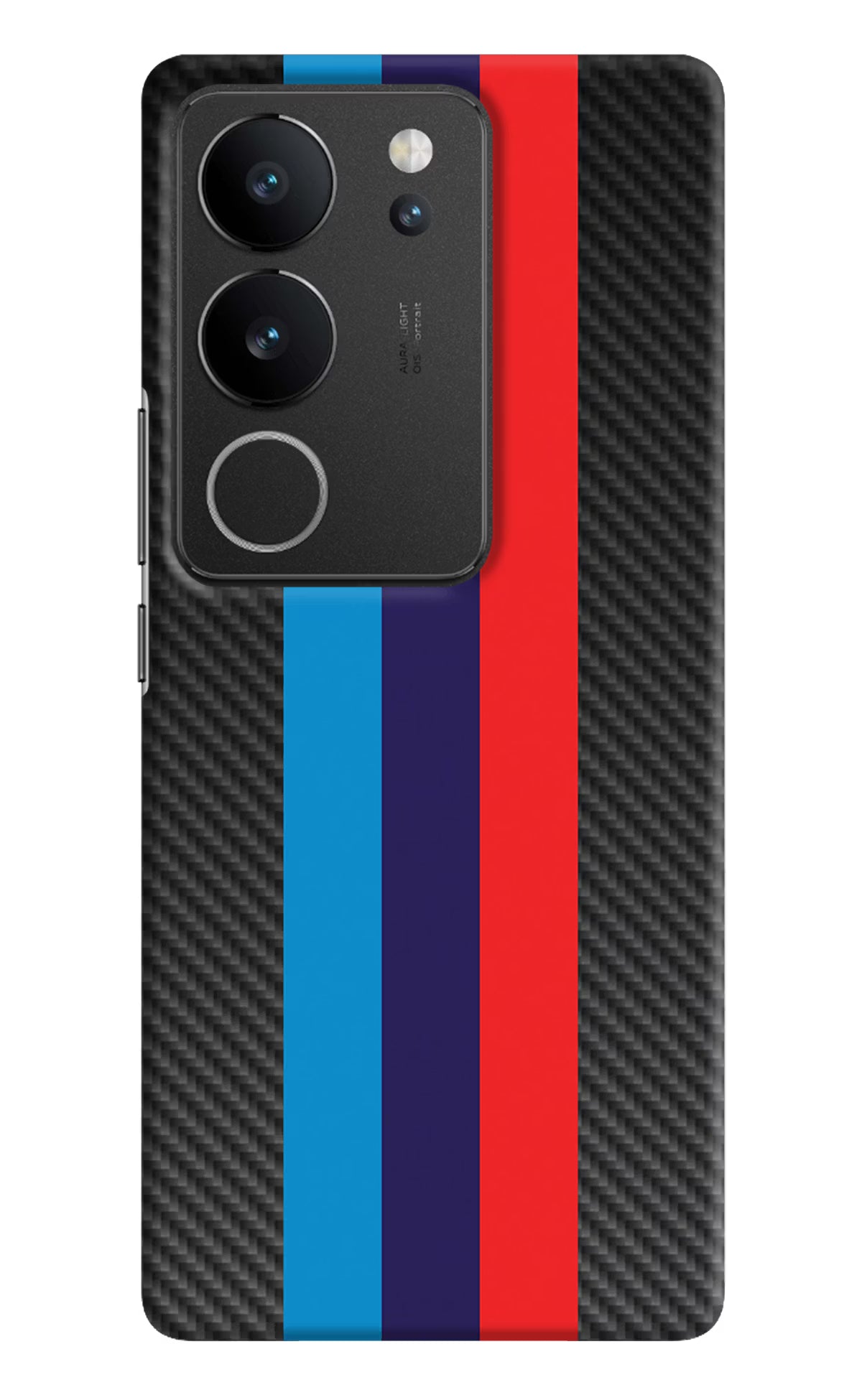 BMW Stripes Pattern Vivo V29/V29 Pro Hard Case Back Cover by Casekaro