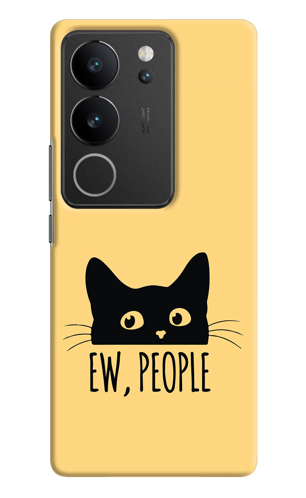 Ew People Catitude Vivo V29/V29 Pro Hard Case Back Cover by Casekaro