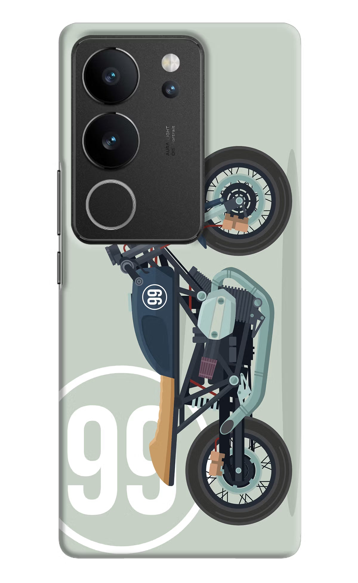 Classic Cafe Racer 99 Vivo V29/V29 Pro Hard Case Back Cover by Casekaro