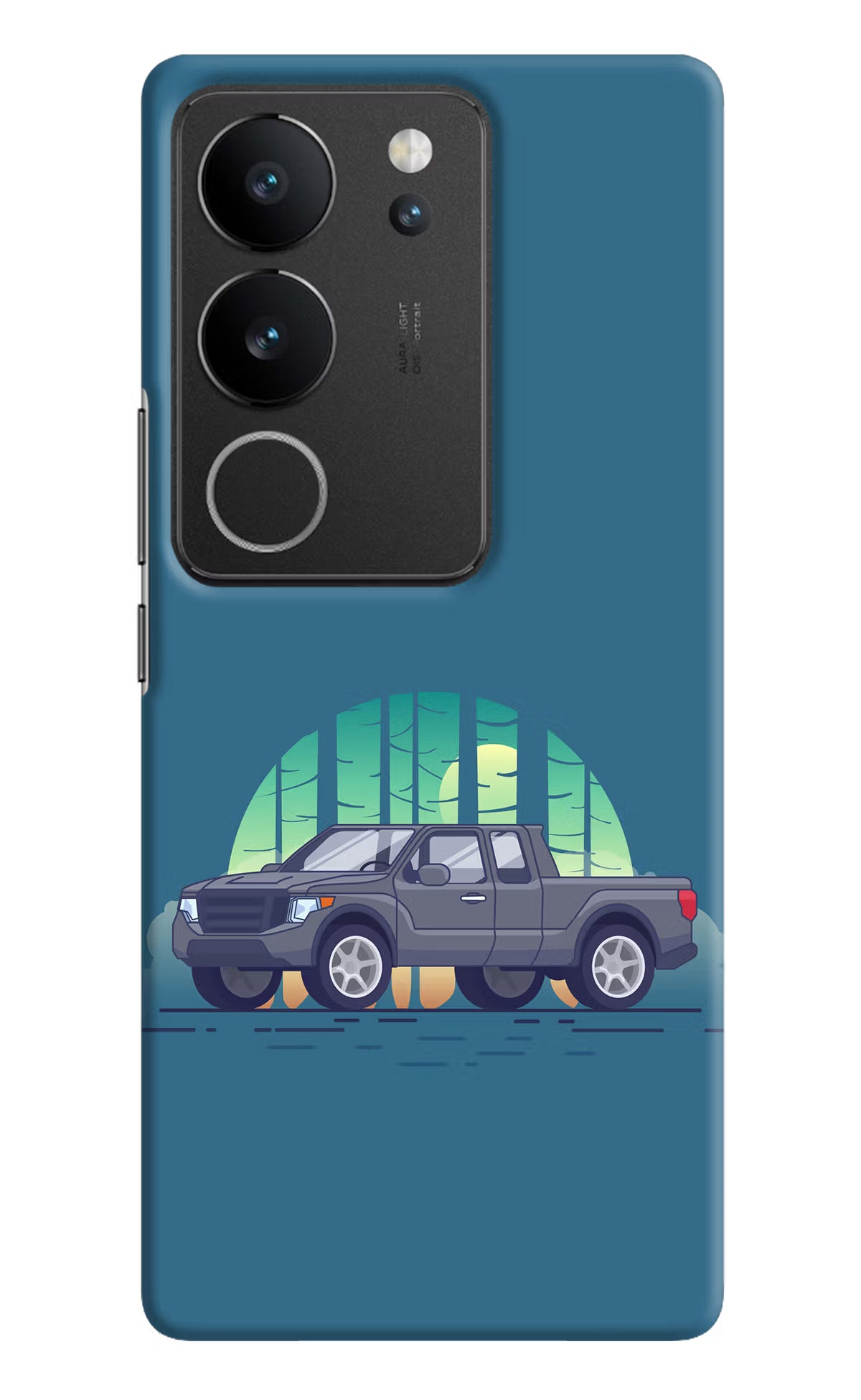 Retro Garage Vibe Vivo V29/V29 Pro Hard Case Back Cover by Casekaro