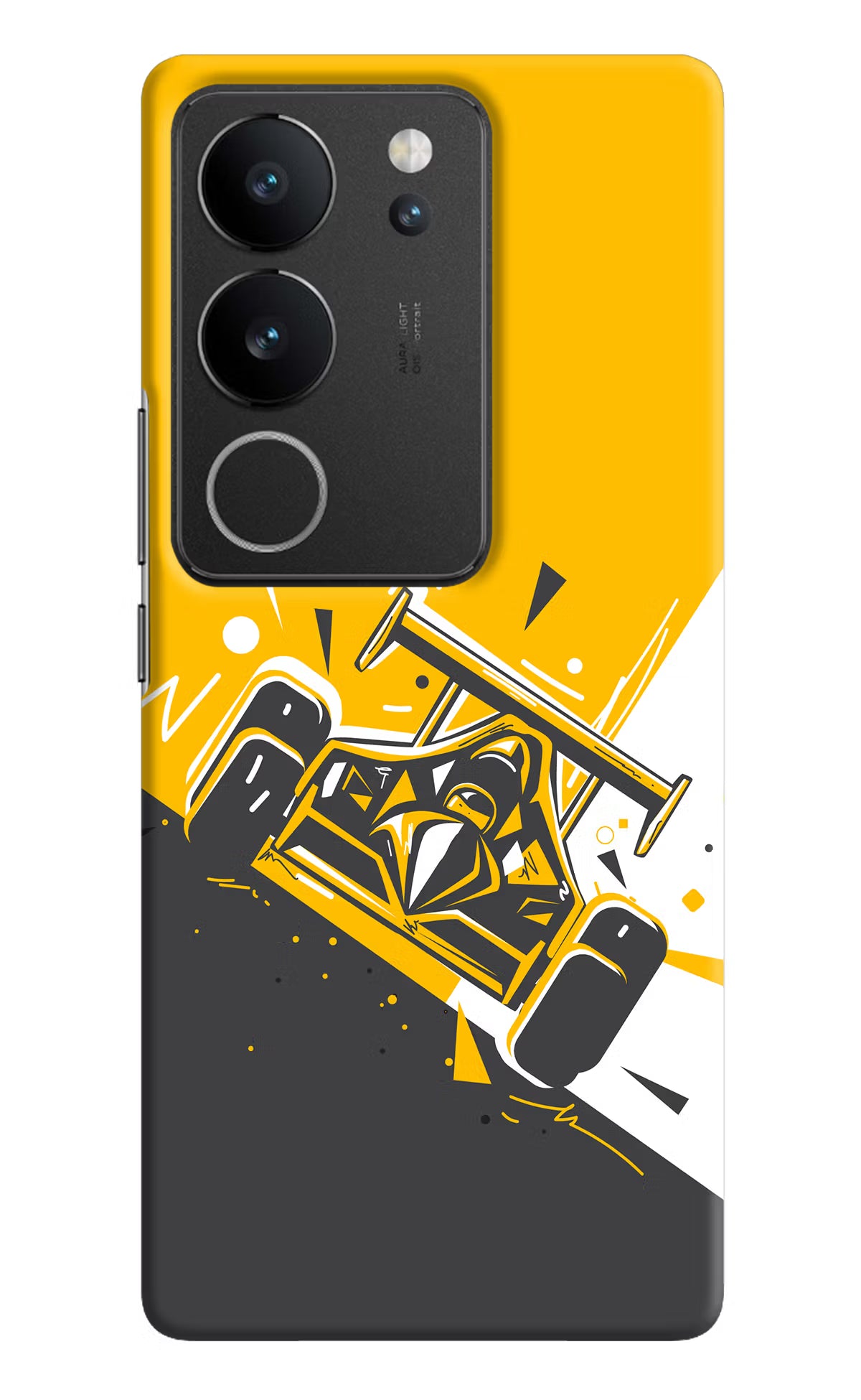 Track King Vivo V29/V29 Pro Hard Case Back Cover by Casekaro