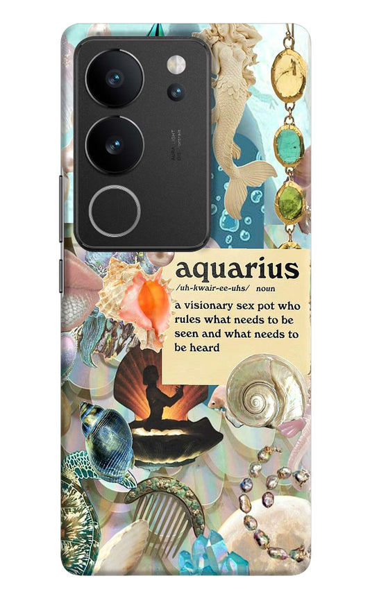 Aquarius Zodiac Vivo V29/V29 Pro Hard Case Back Cover by Casekaro