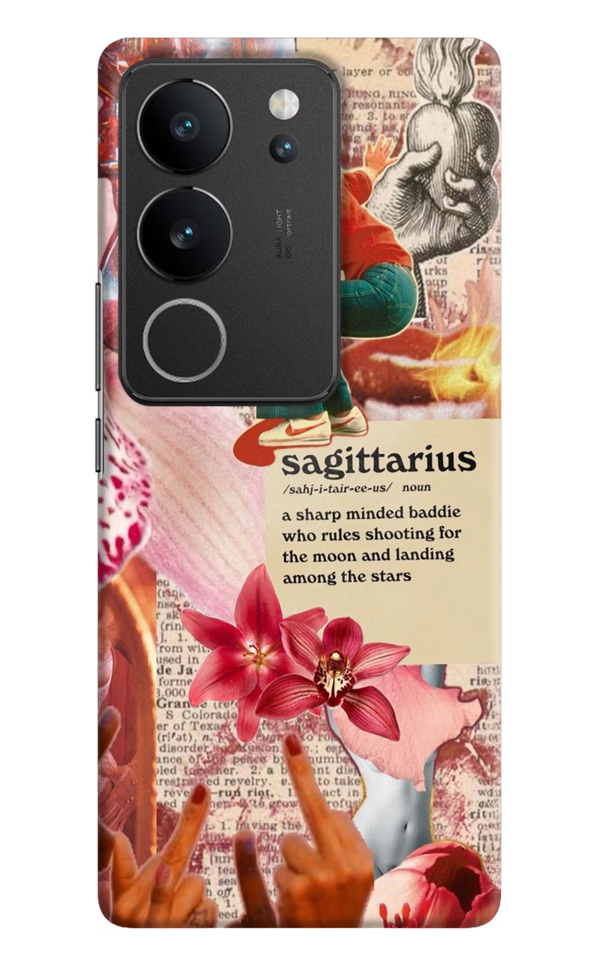 Sagittarius Zodiac Vivo V29/V29 Pro Hard Case Back Cover by Casekaro
