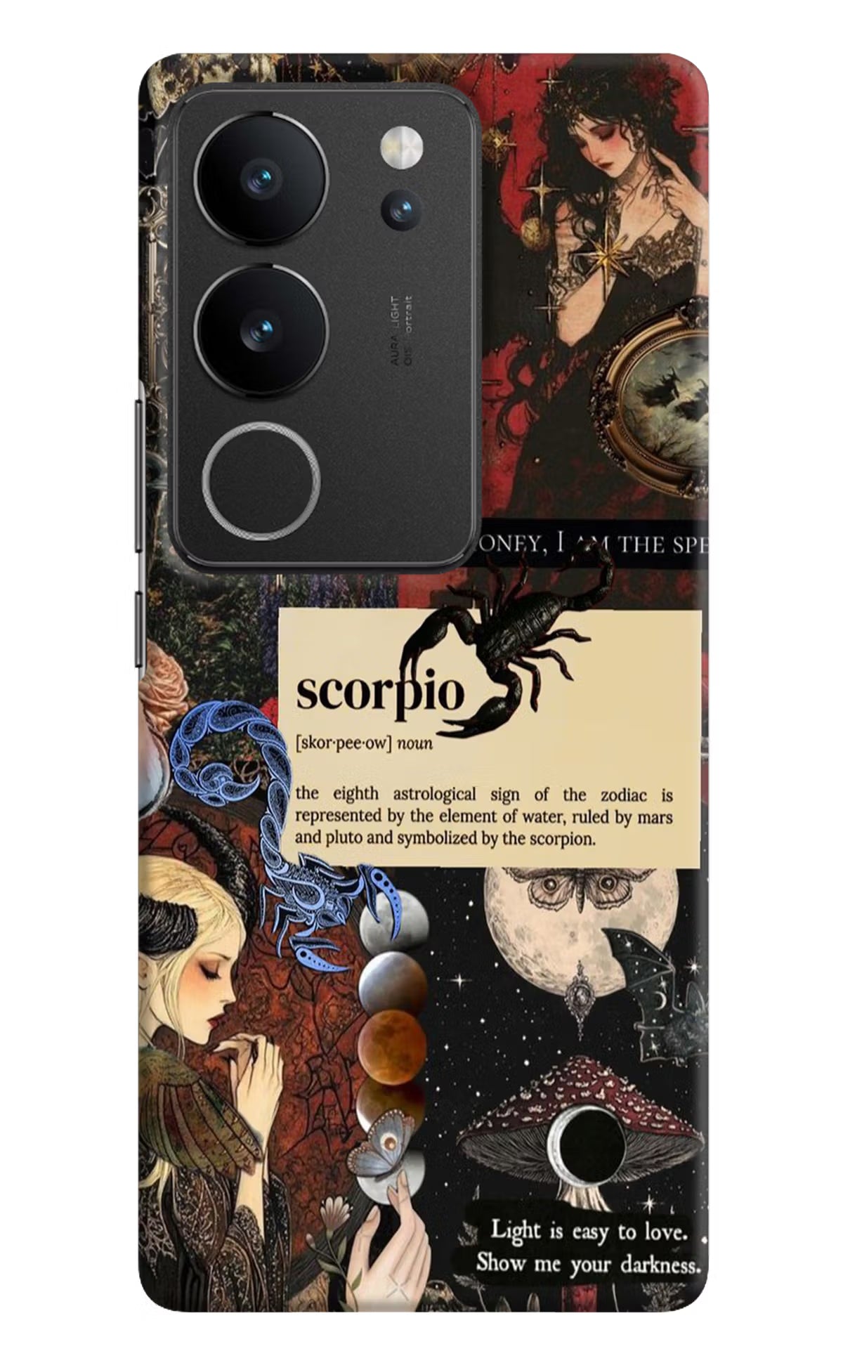 Scorpio Zodiac Vivo V29/V29 Pro Hard Case Back Cover by Casekaro