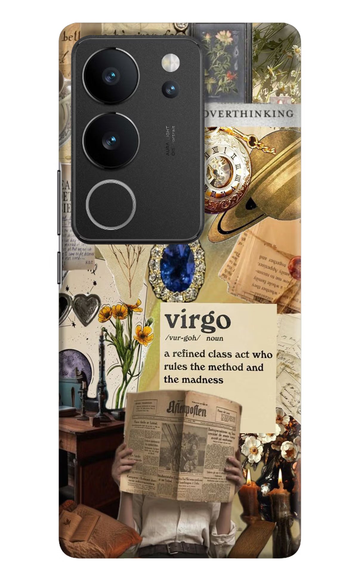 Virgo Zodiac Vivo V29/V29 Pro Hard Case Back Cover by Casekaro