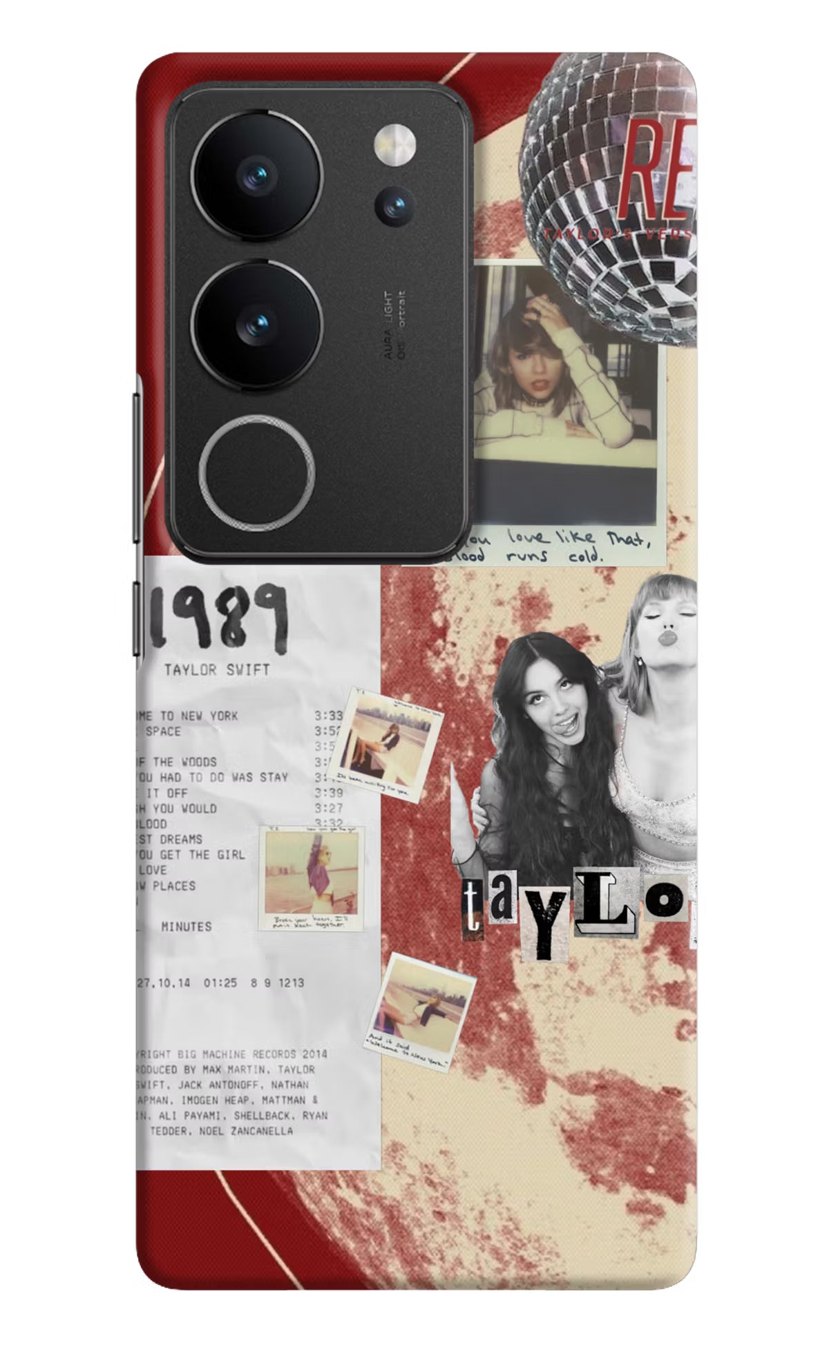Taylor Swift Vivo V29/V29 Pro Back Cover