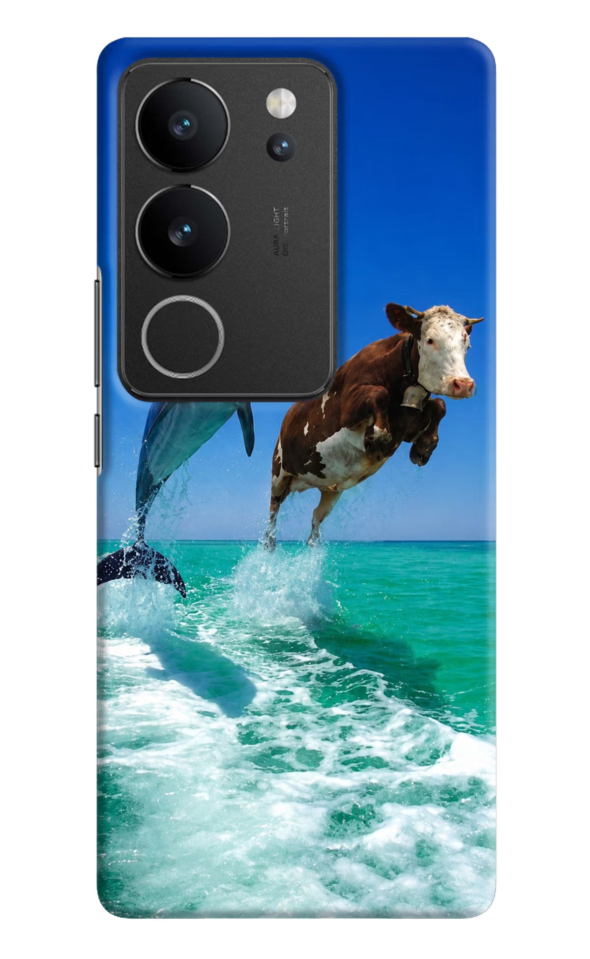Dolphin vs Cow Vivo V29/V29 Pro Back Cover