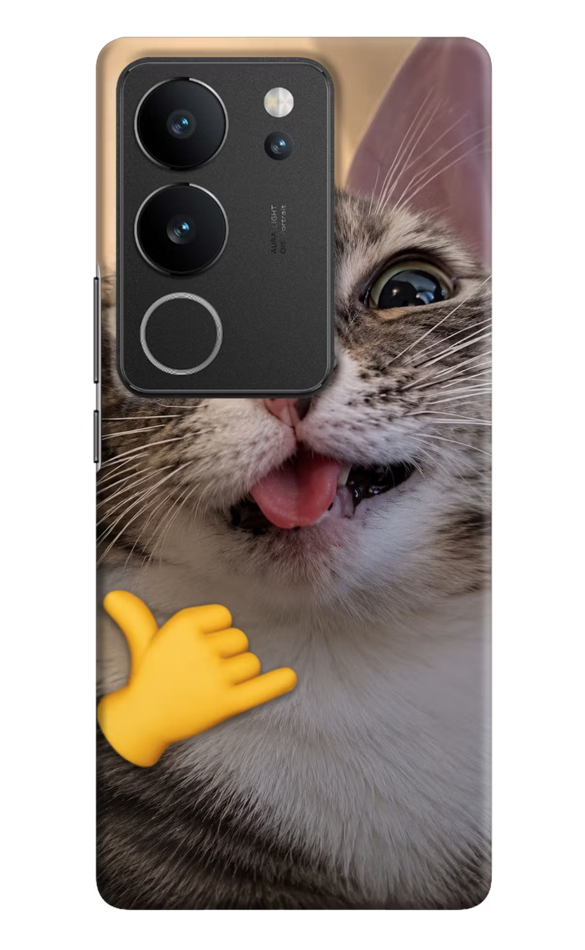 Silly Cat Call Vivo V29/V29 Pro Back Cover