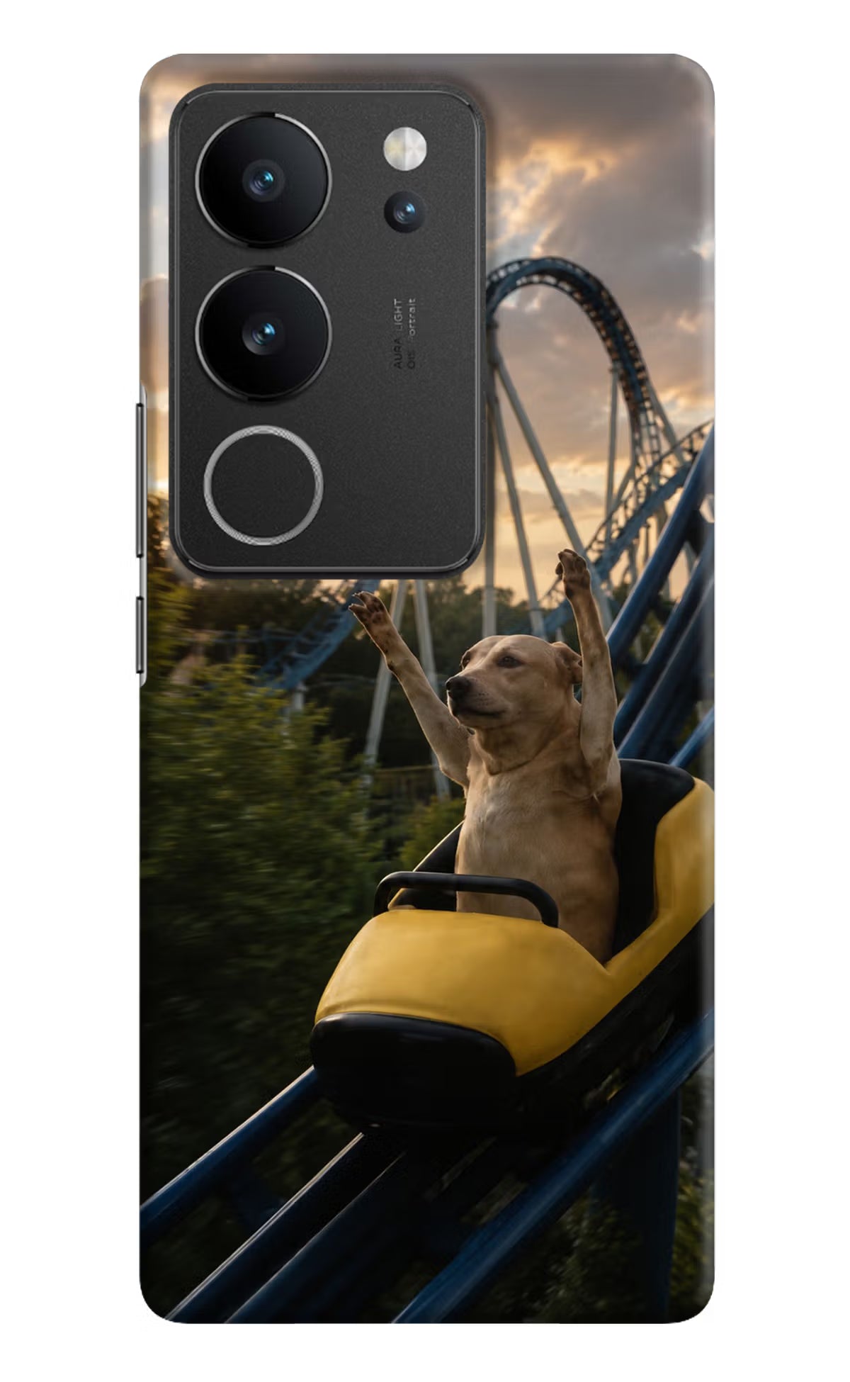 Rollercoaster Dog Vivo V29/V29 Pro Back Cover