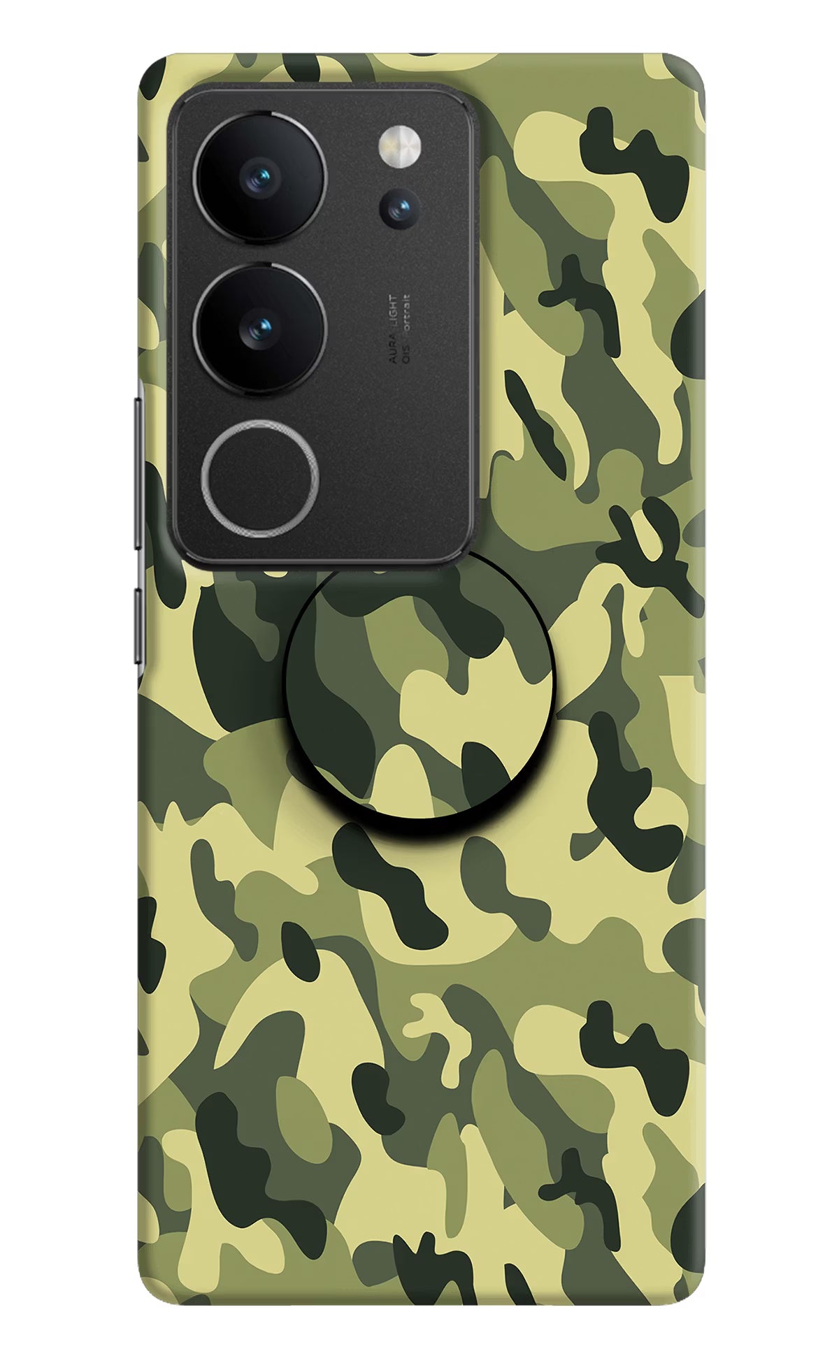 Camouflage Vivo V29/V29 Pro Pop Case by Casekaro
