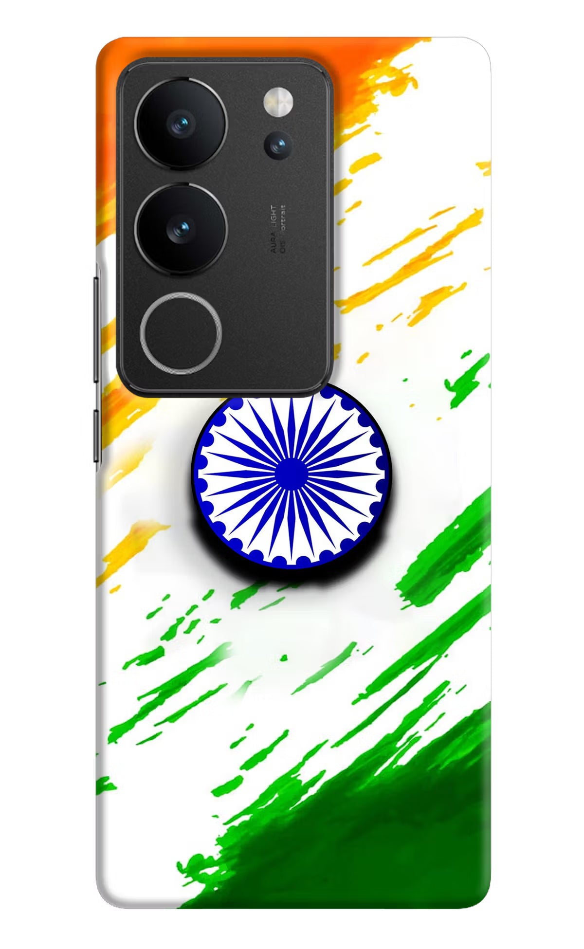 Indian Flag Ashoka Chakra Vivo V29/V29 Pro Pop Case by Casekaro