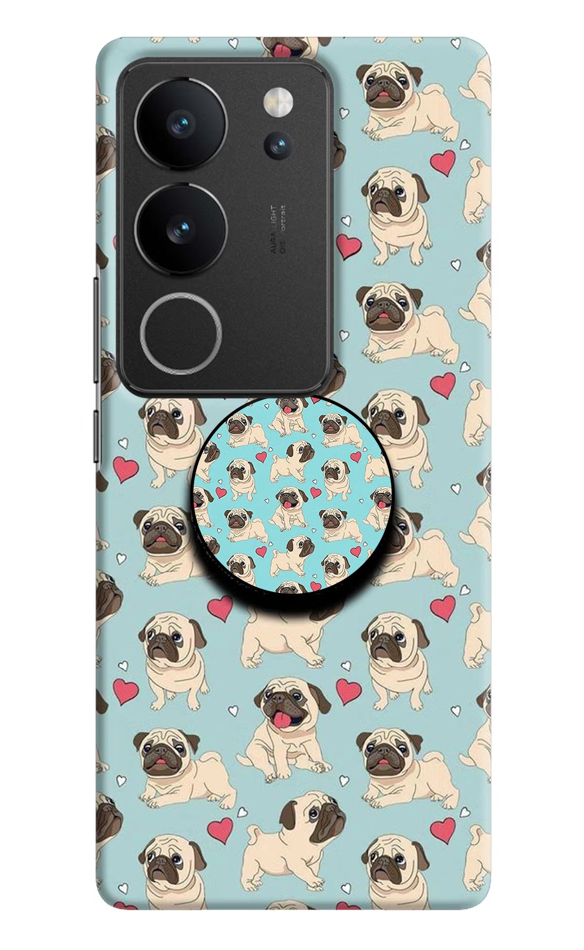 Pug Dog Vivo V29/V29 Pro Pop Case by Casekaro