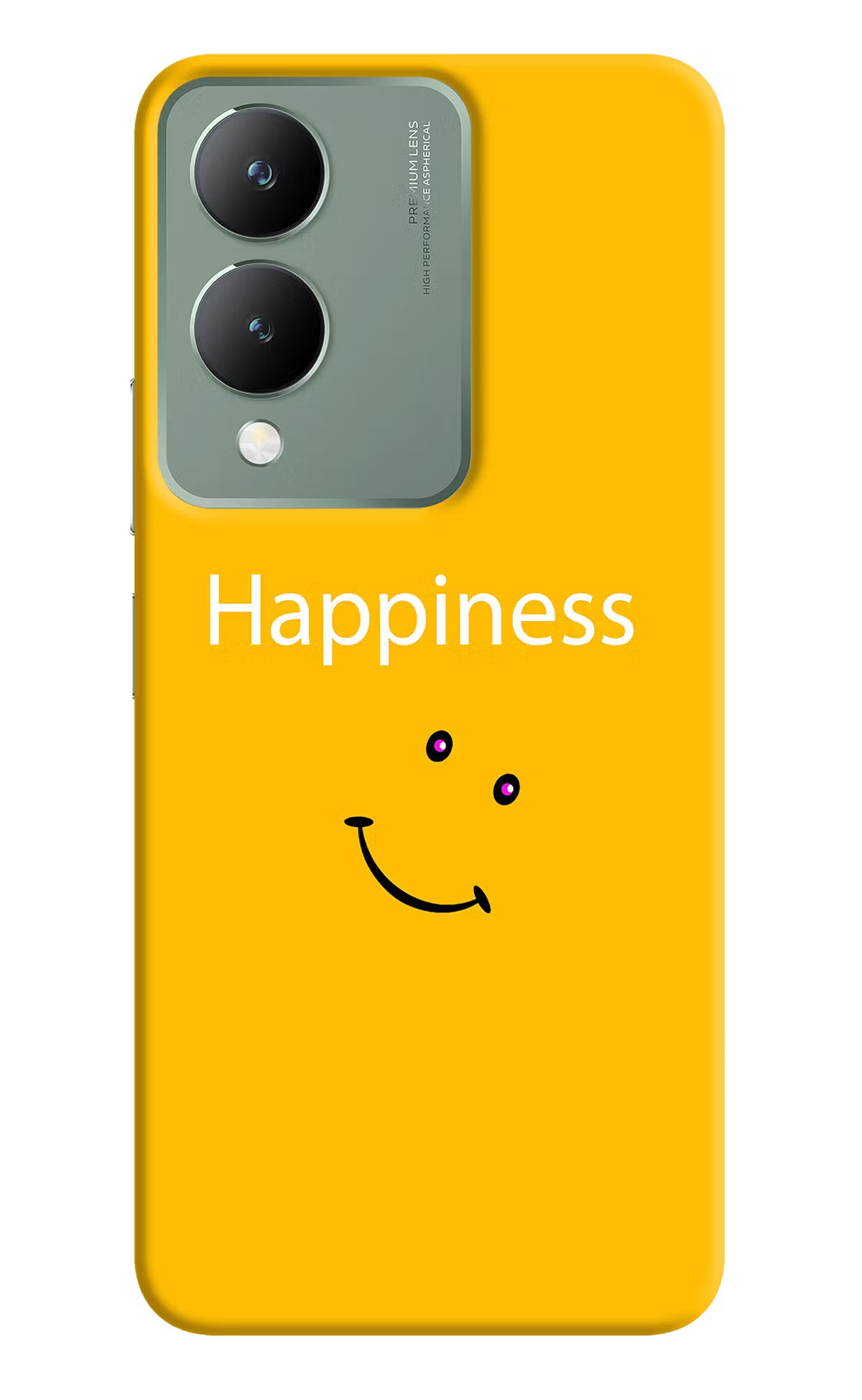 Happiness With Smiley Vivo Y17s Back Cover