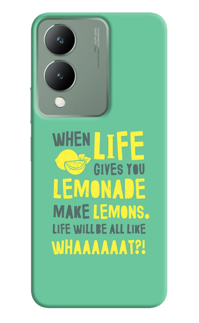 Quote Vivo Y17s Back Cover