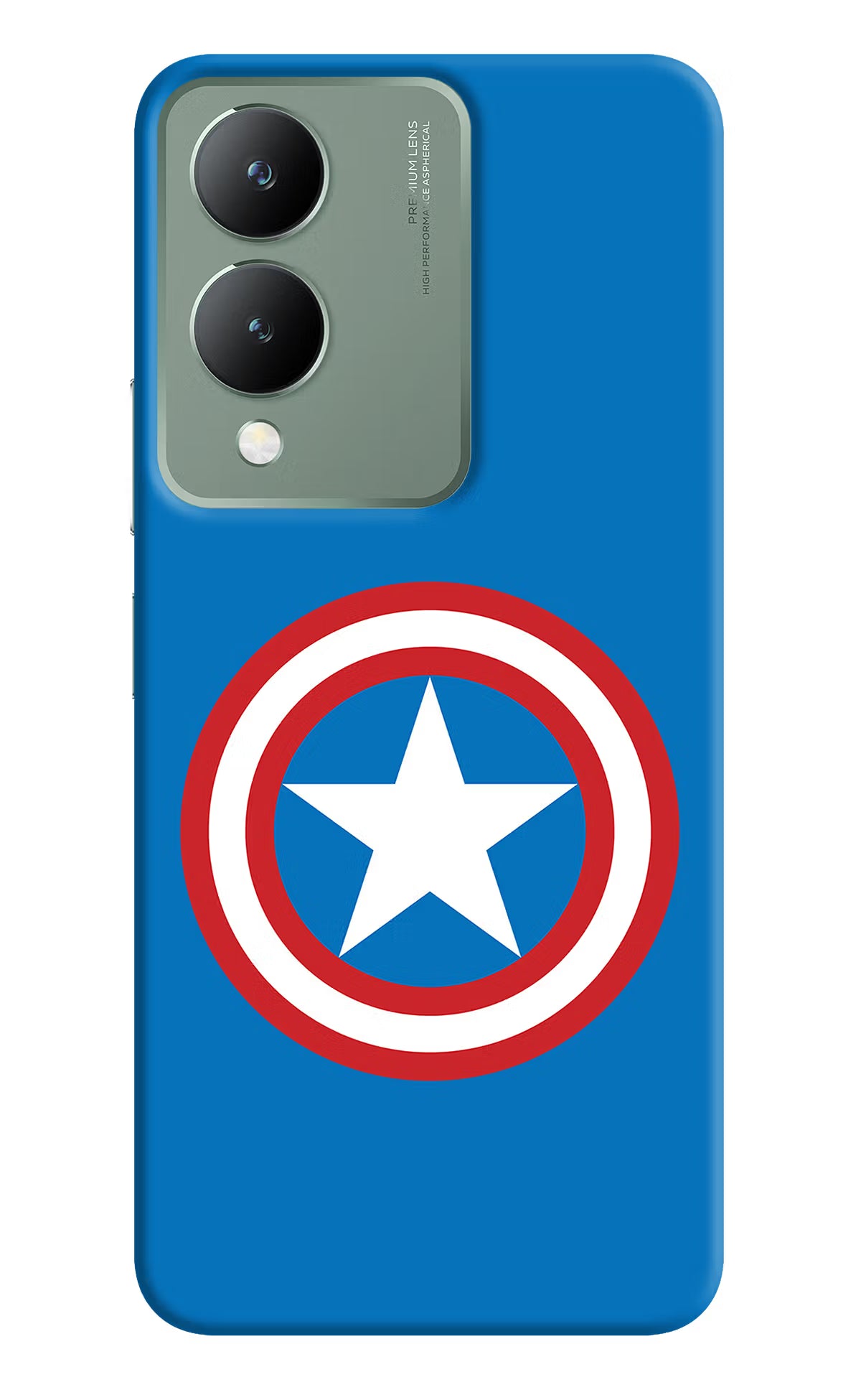 Captain America Logo Vivo Y17s Back Cover