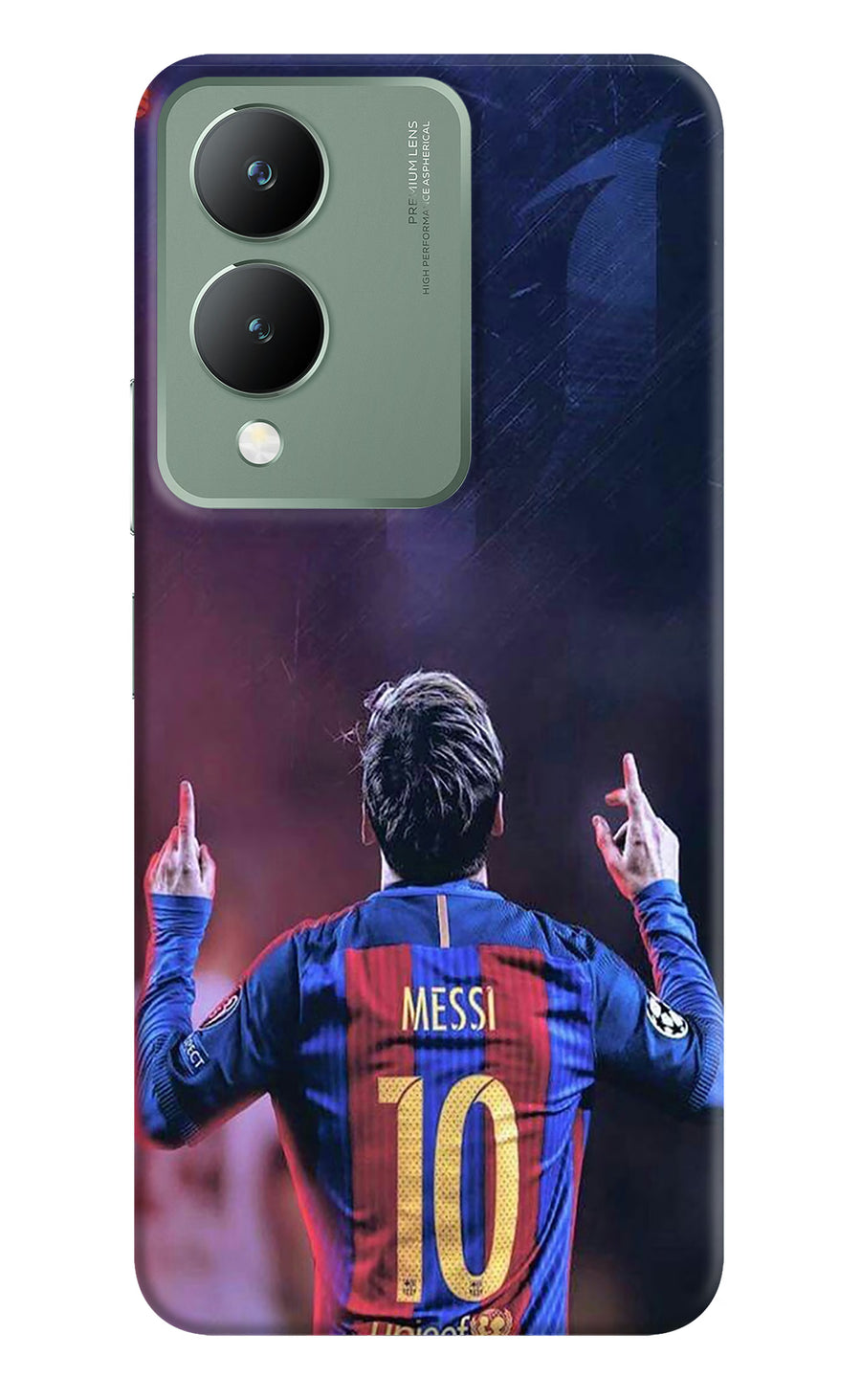 Messi Vivo Y17s Back Cover, Hard case