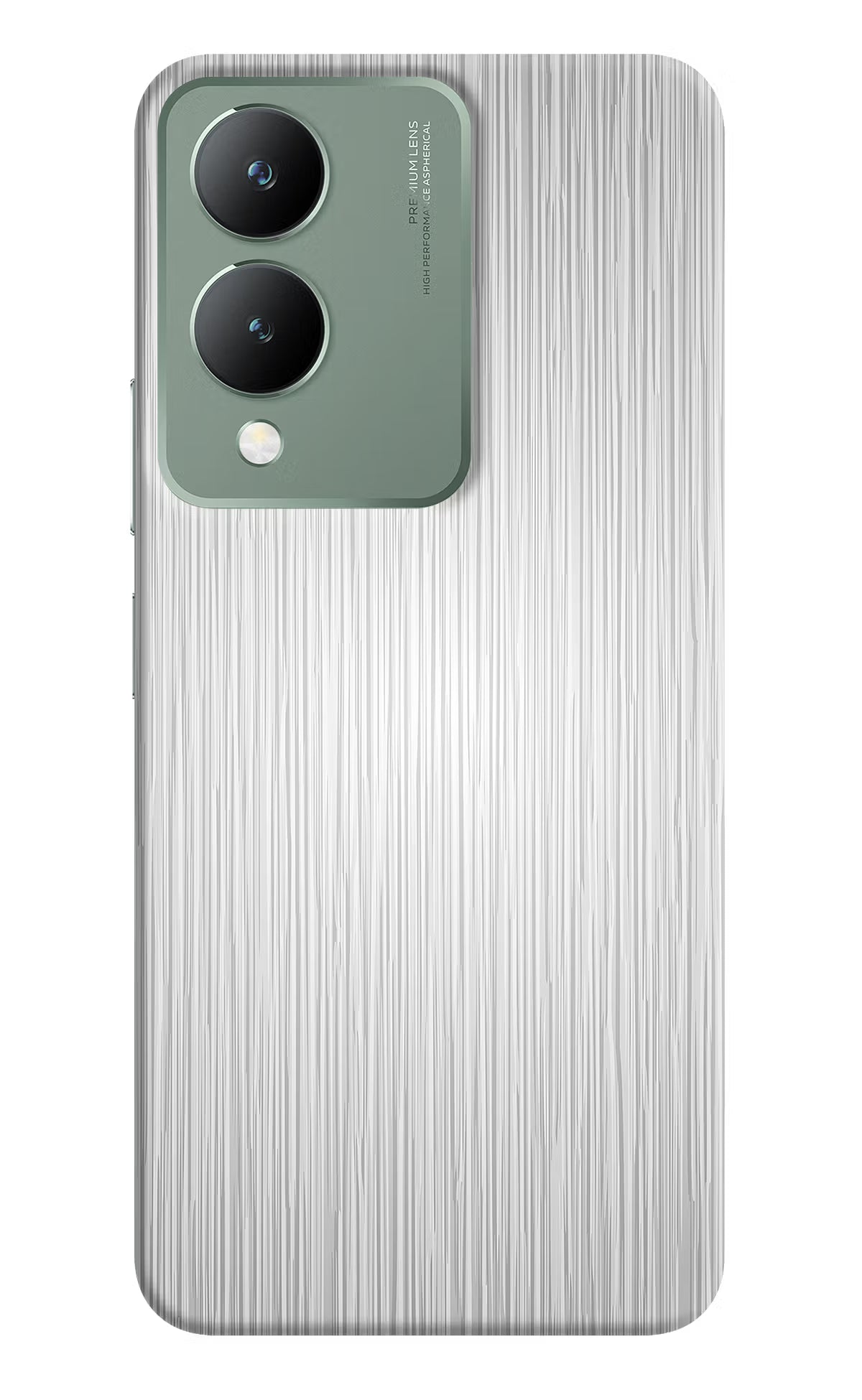 Wooden Grey Texture Vivo Y17s Back Cover
