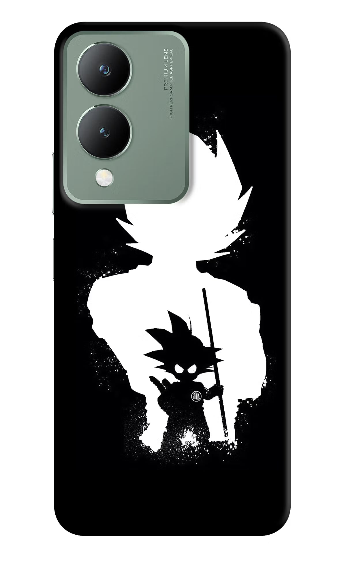 Goku Shadow Vivo Y17s Back Cover