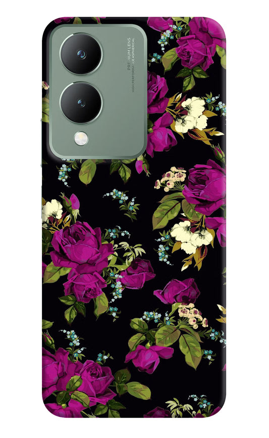 Flowers Vivo Y17s Back Cover