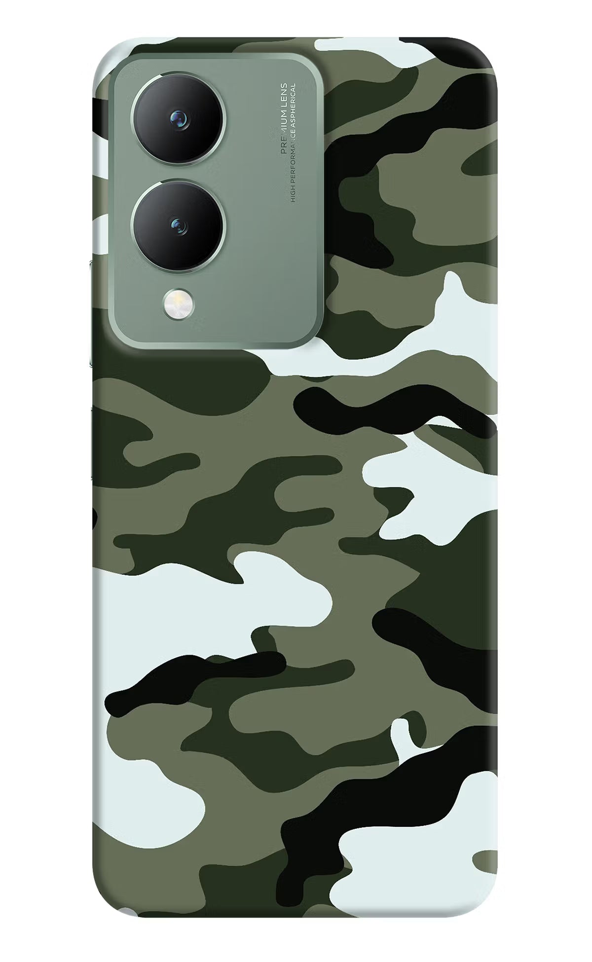 Camouflage Vivo Y17s Back Cover