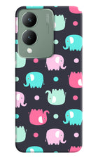 Elephants Vivo Y17s Hard Case Back Cover by Casekaro
