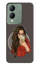 Selfie Queen Vivo Y17s Hard Case Back Cover by Casekaro