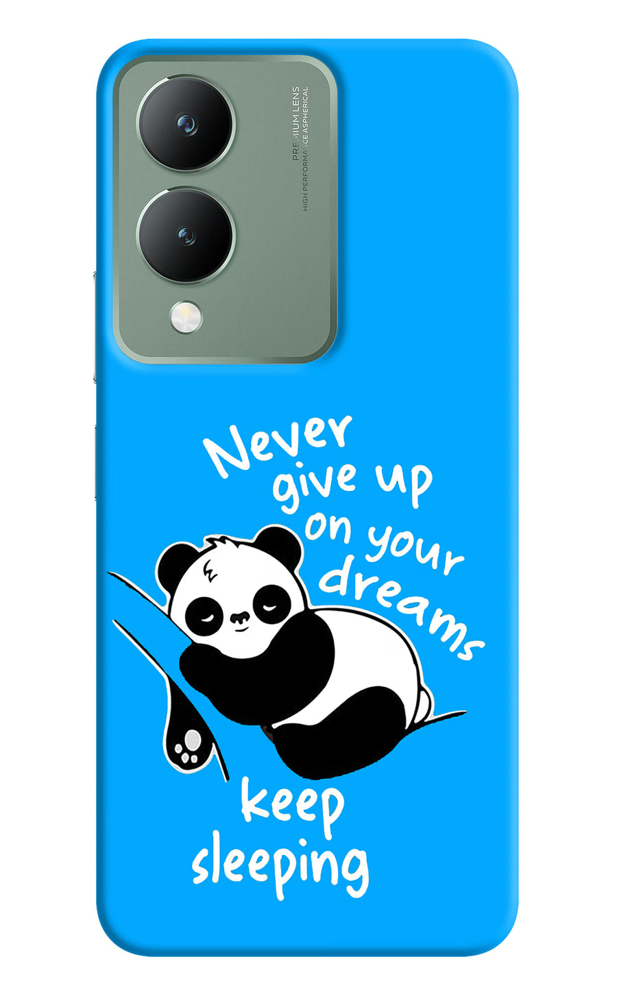 Keep Sleeping Vivo Y17s Back Cover, Hard case