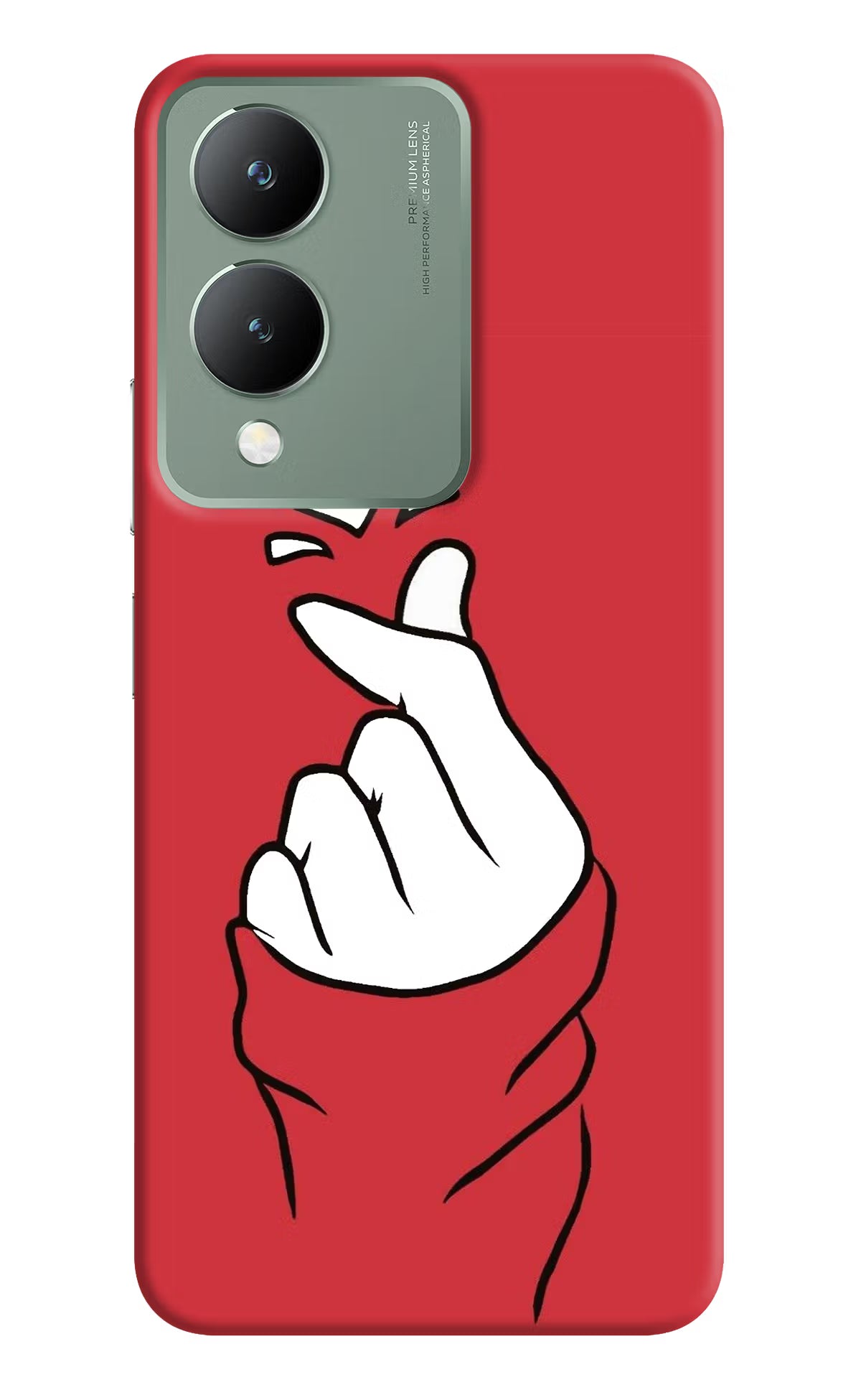 Korean Love Sign Vivo Y17s Back Cover