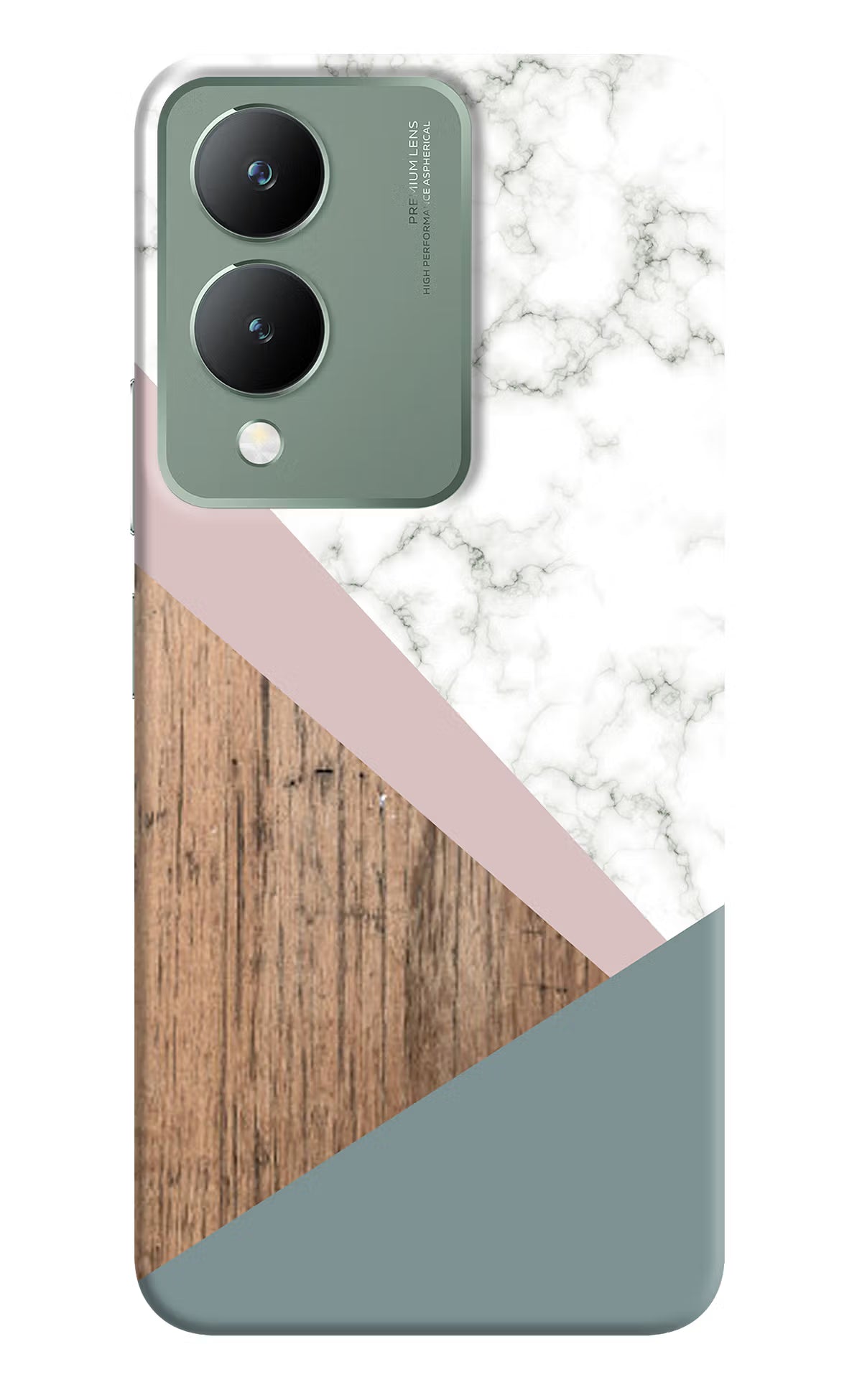 Marble wood Abstract Vivo Y17s Back Cover
