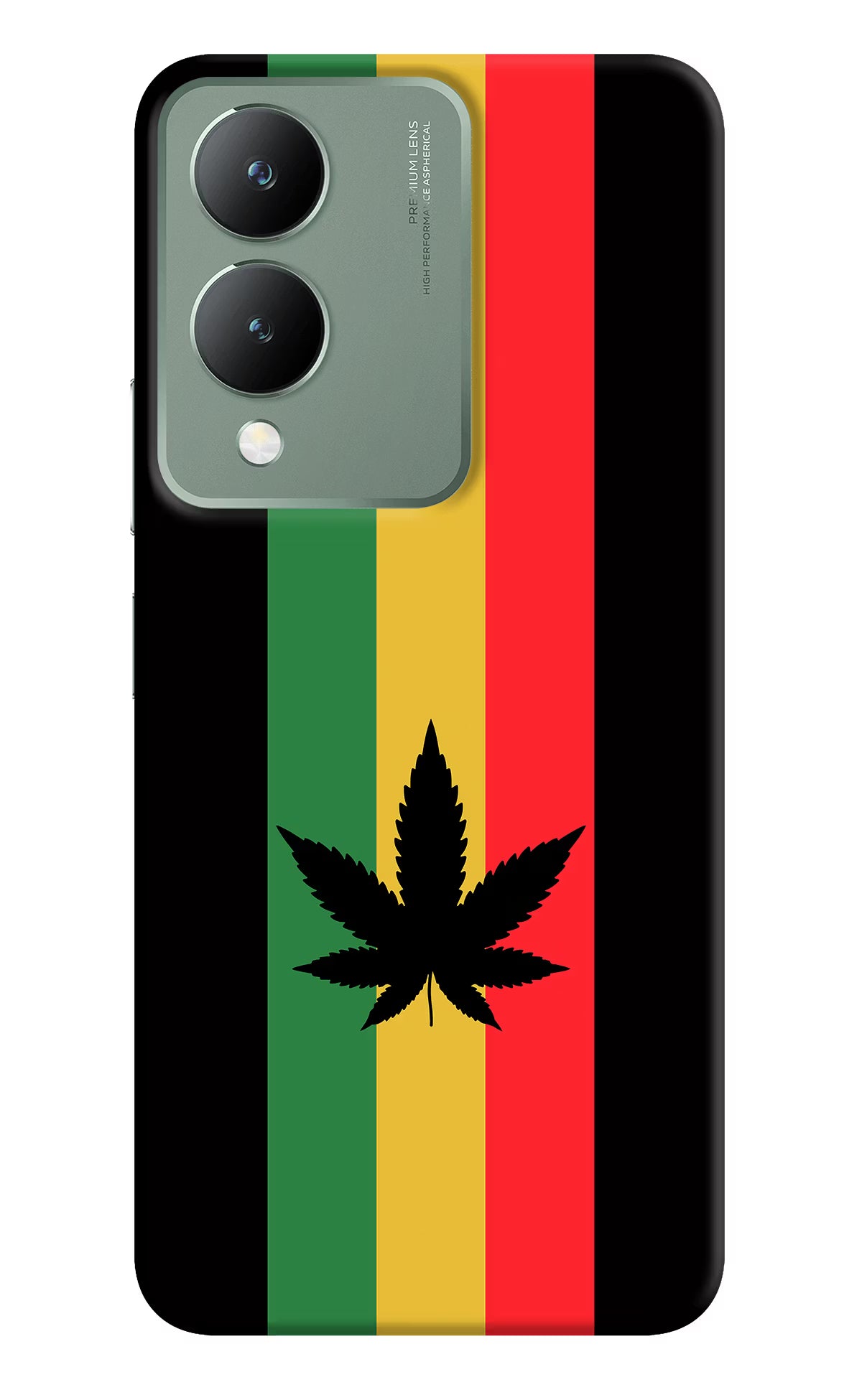 Weed Flag Vivo Y17s Back Cover