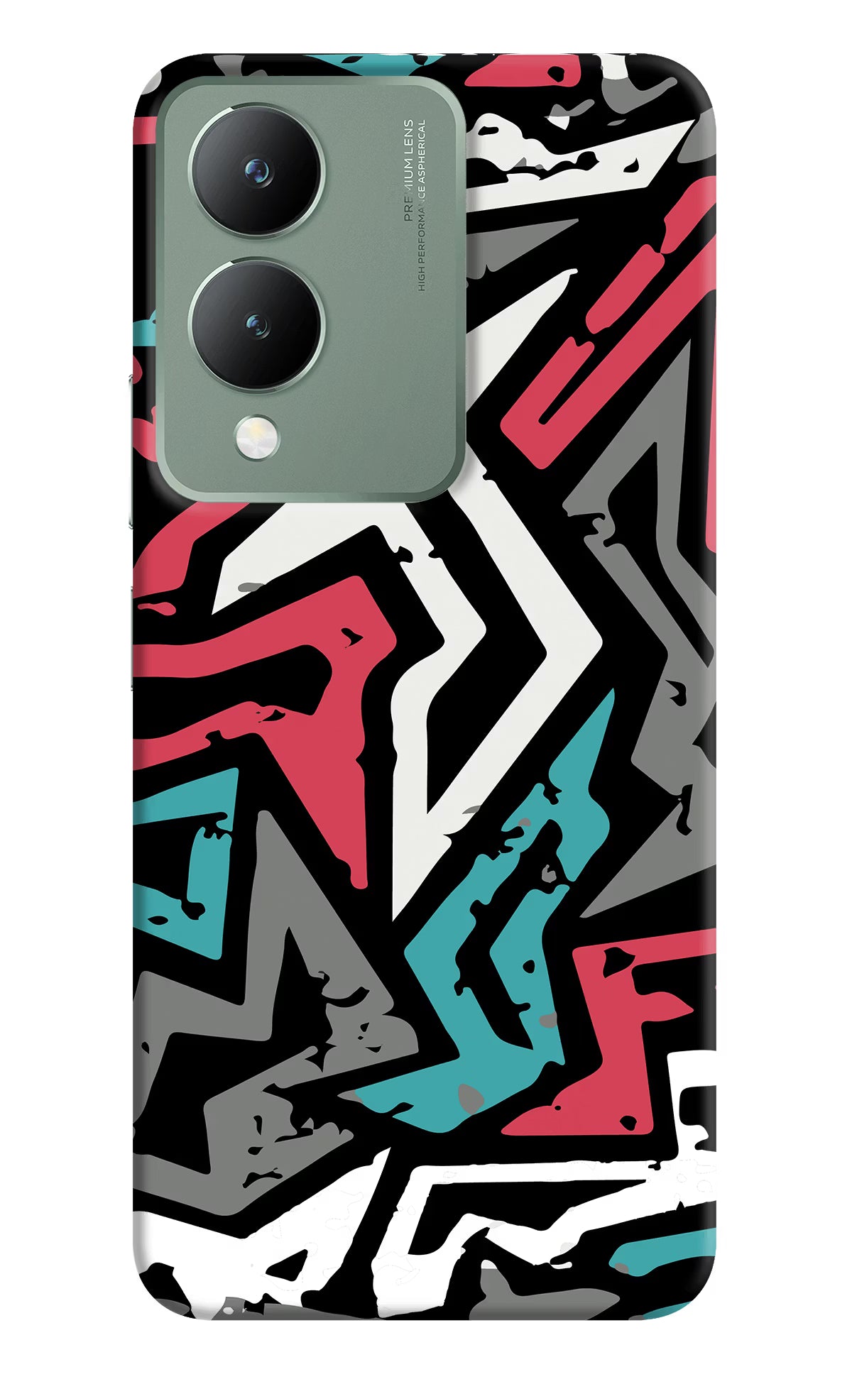 Geometric Graffiti Vivo Y17s Back Cover