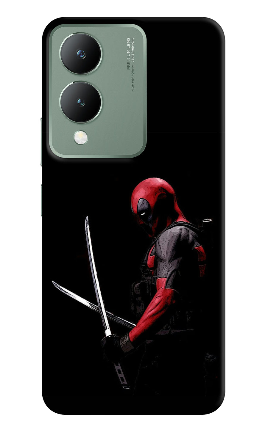 Deadpool Vivo Y17s Back Cover, Hard case