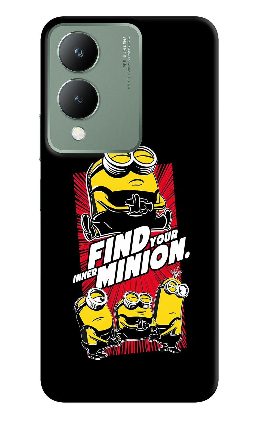 Find your inner Minion Vivo Y17s Back Cover, Hard case