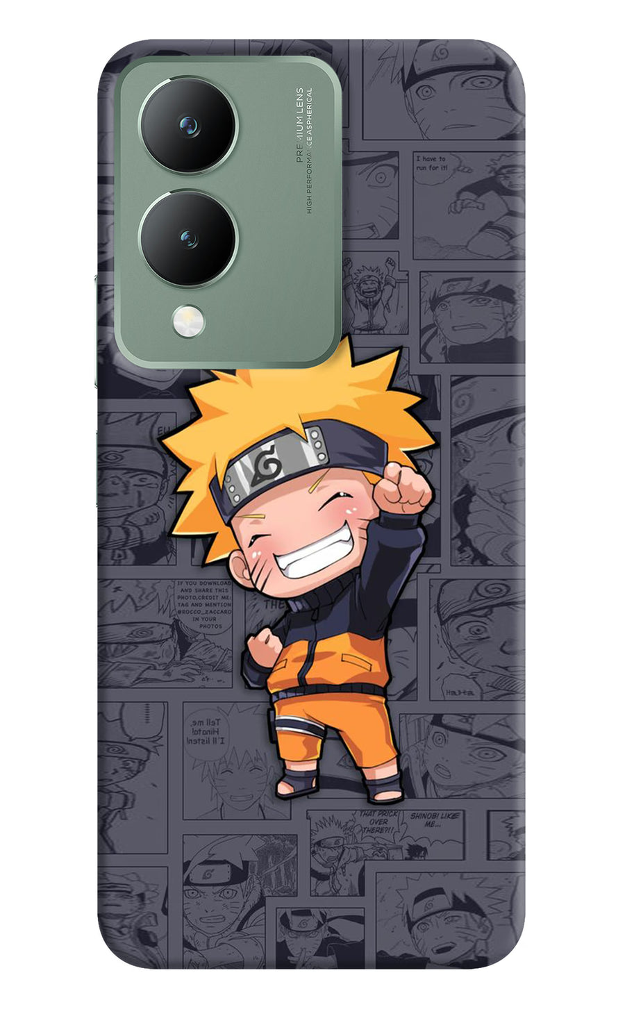 Chota Naruto Vivo Y17s Back Cover, Hard case