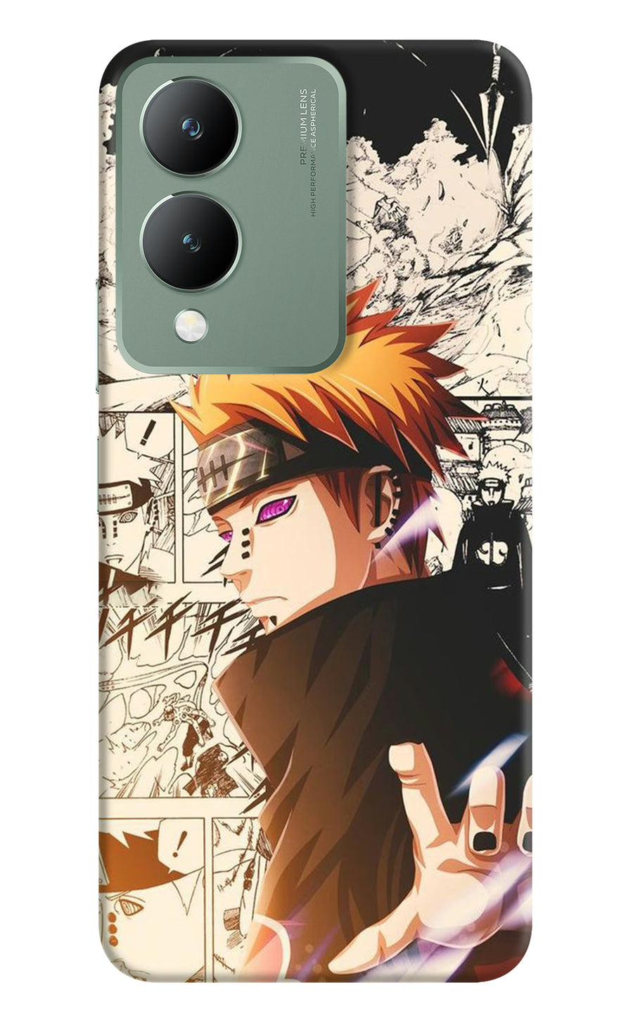 Pain Anime Vivo Y17s Back Cover, Hard case