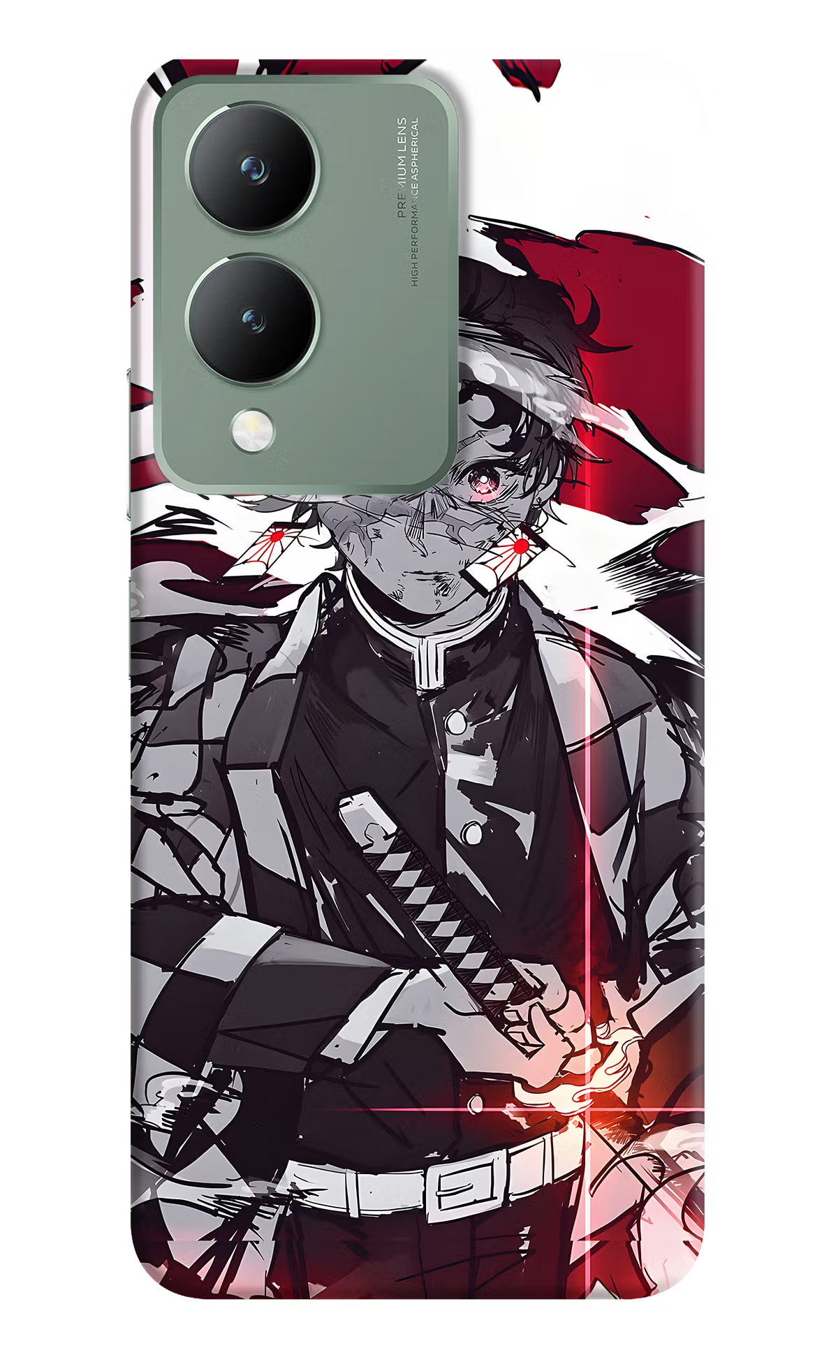 Demon Slayer Vivo Y17s Back Cover