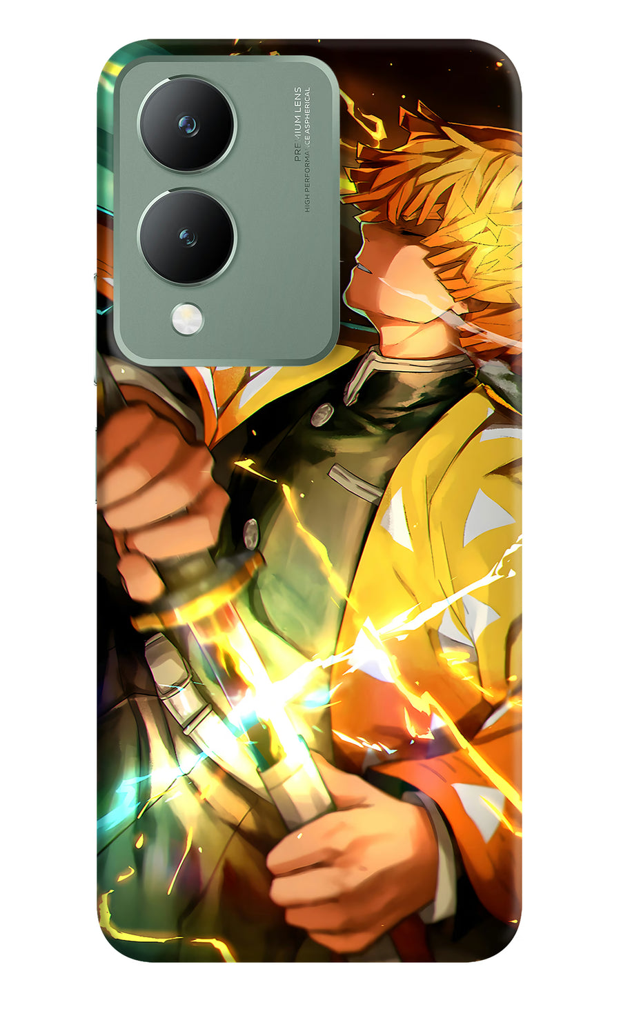 Demon Slayer Vivo Y17s Back Cover, Hard case