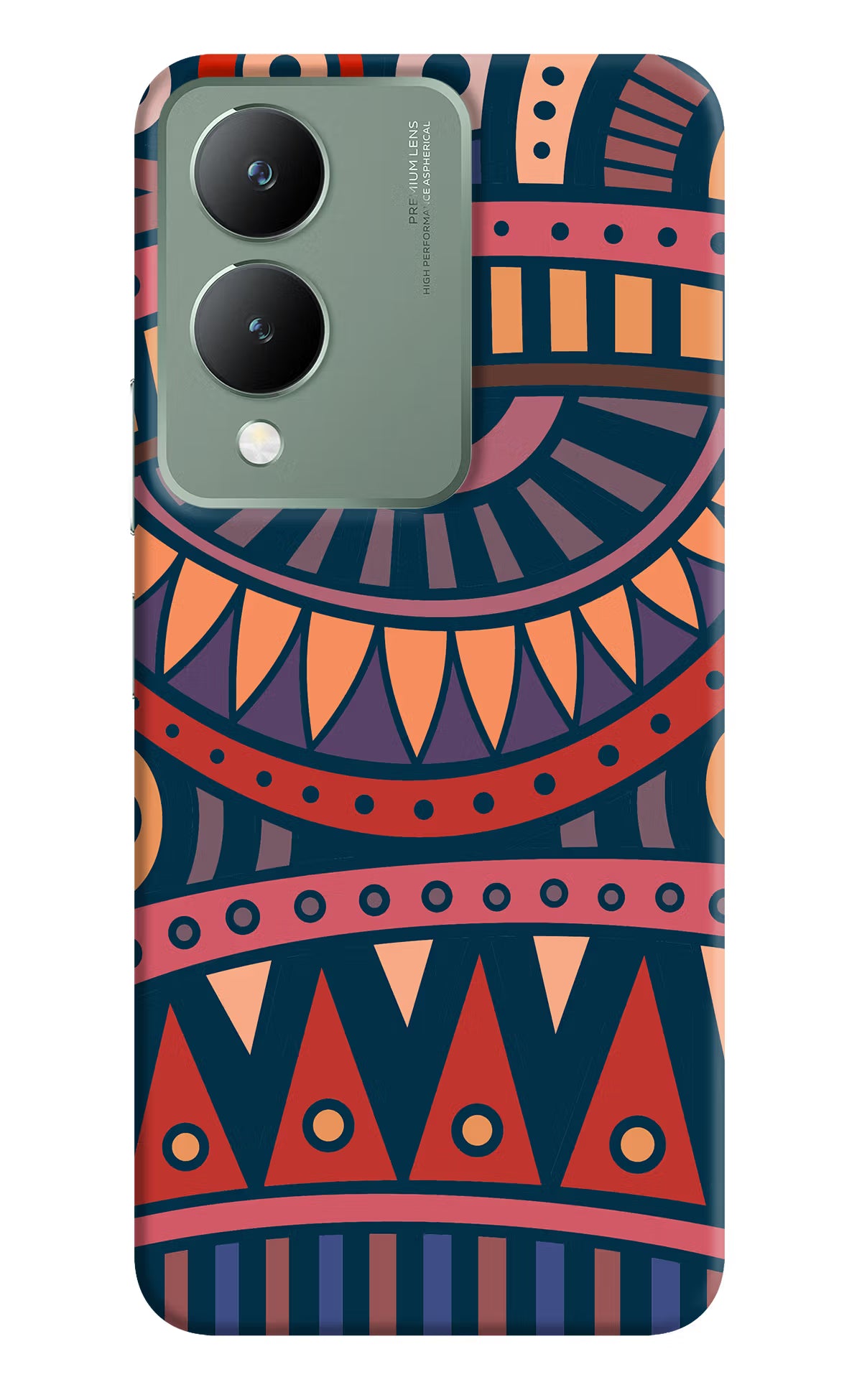 African Culture Design Vivo Y17s Back Cover