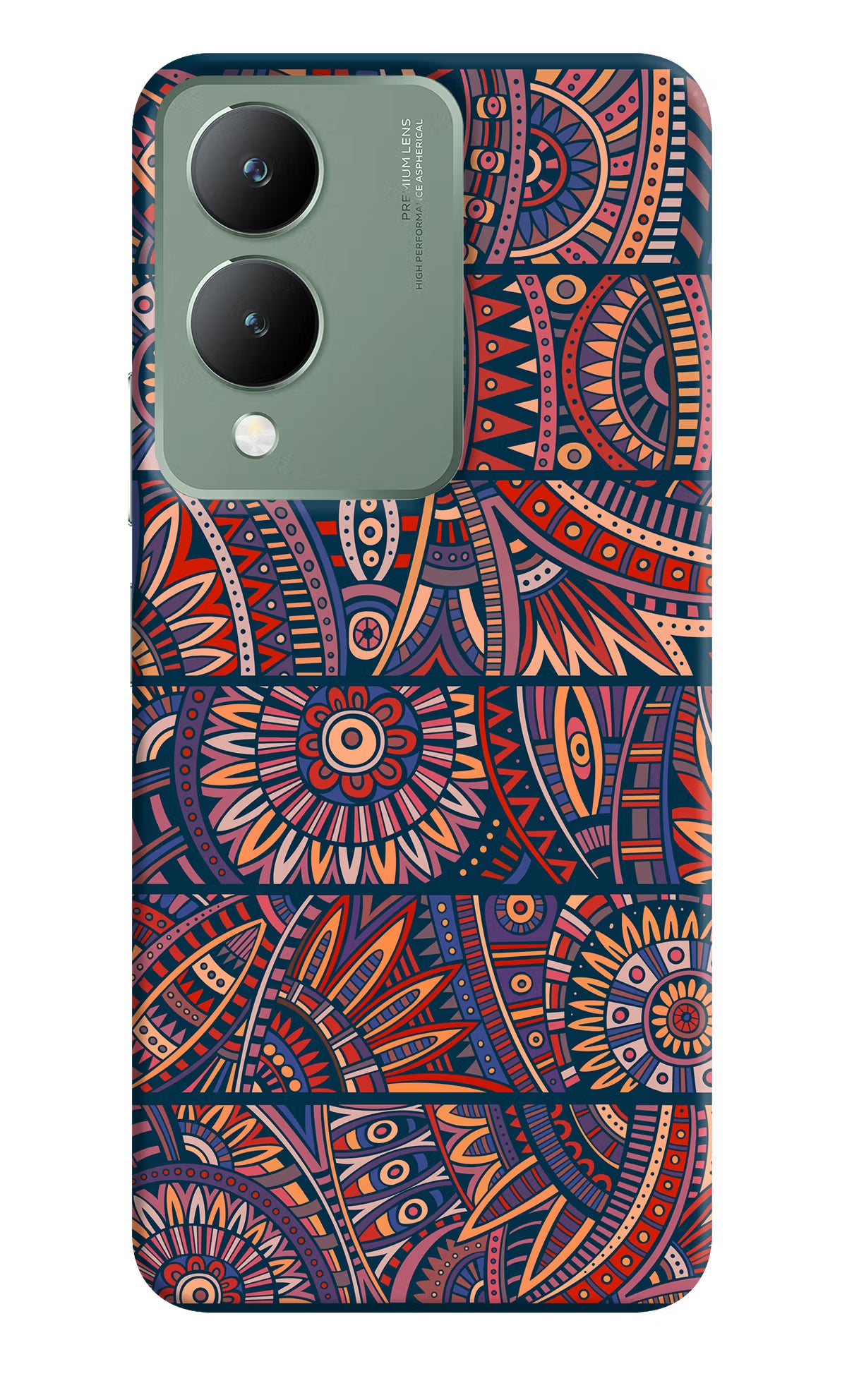 African Culture Design Vivo Y17s Back Cover