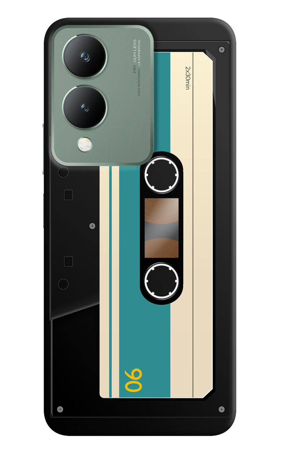 Cassette Vivo Y17s Back Cover, Hard case
