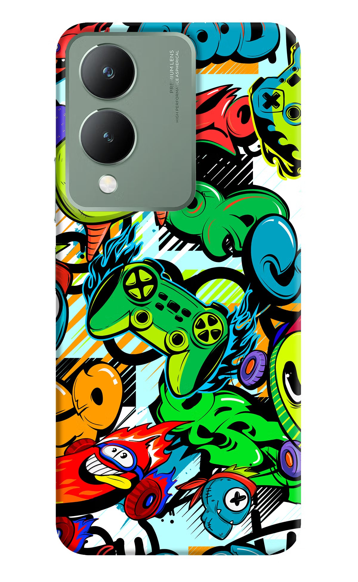 Game Doodle Vivo Y17s Back Cover