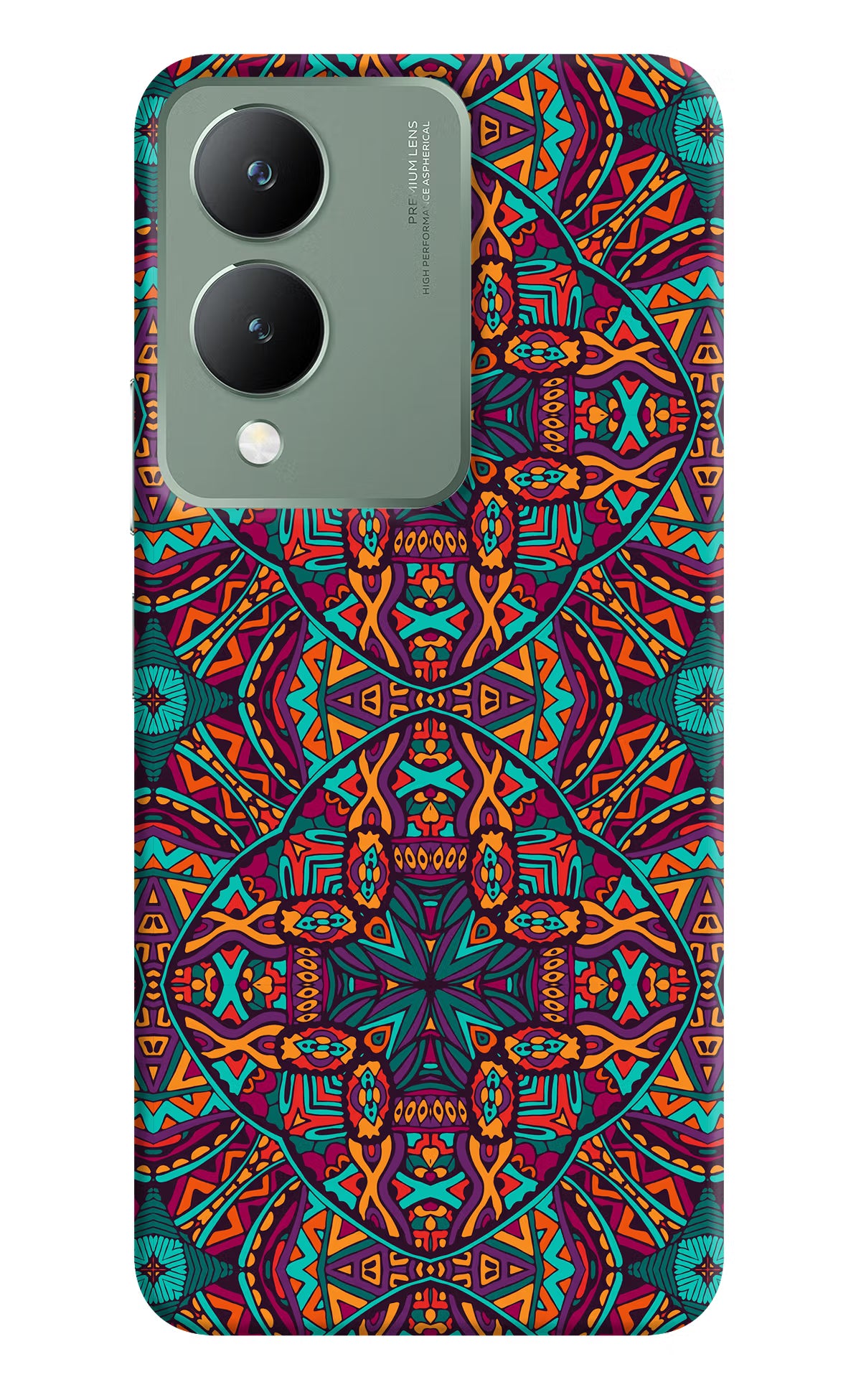 Colour Mandala Vivo Y17s Back Cover