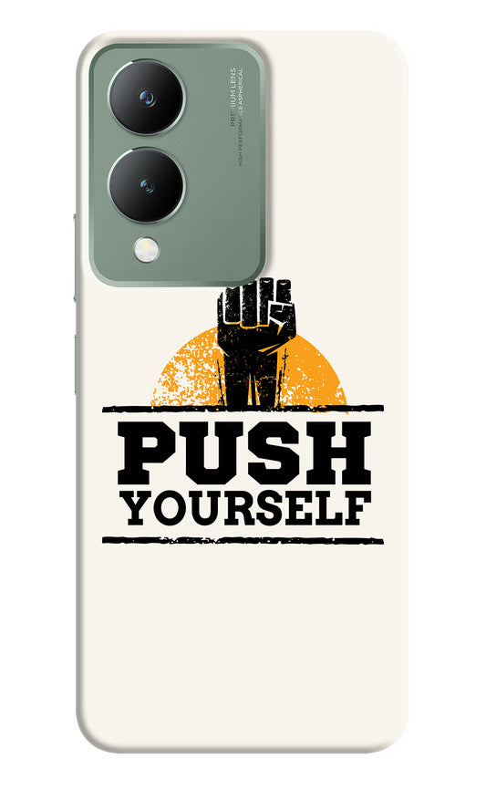 Push Yourself Vivo Y17s Back Cover