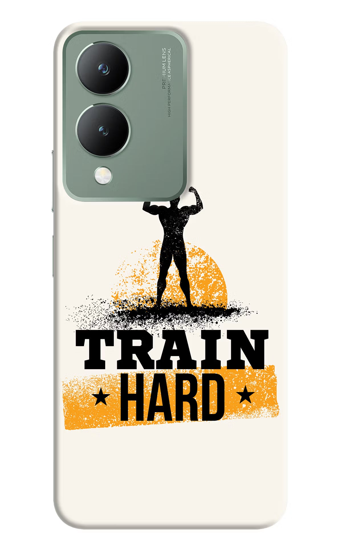 Train Hard Vivo Y17s Back Cover