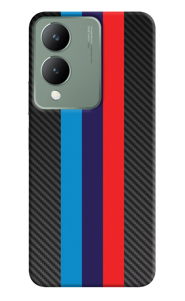 BMW Stripes Pattern Vivo Y17s Back Cover