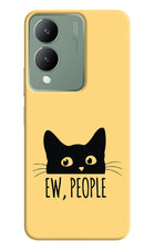 Ew People Catitude Vivo Y17s Hard Case Back Cover by Casekaro