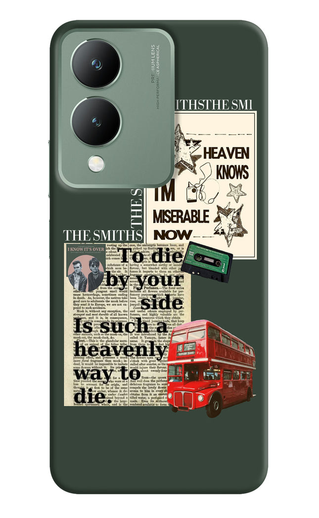 The Smiths Vivo Y17s Hard Case Back Cover by Casekaro