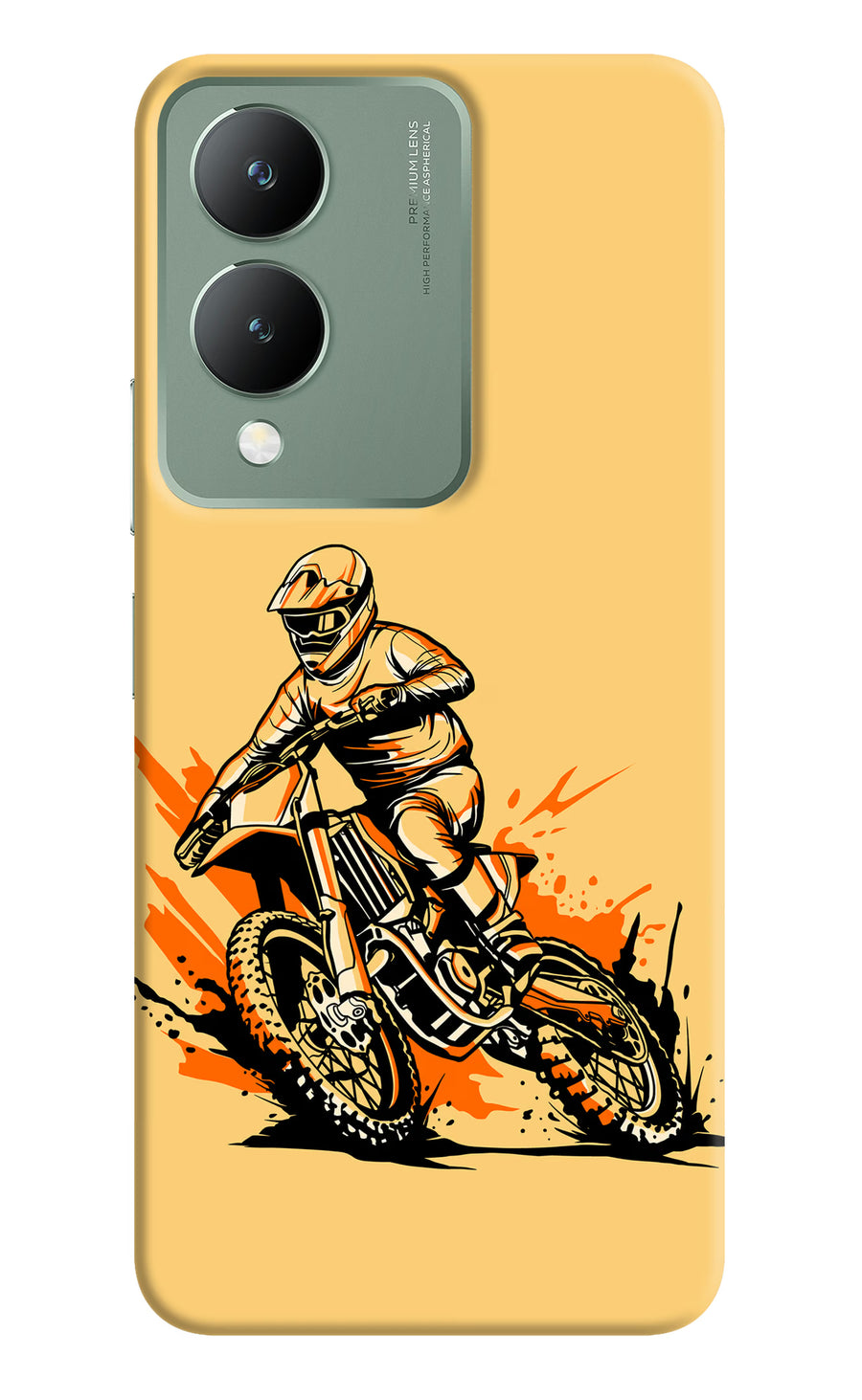 Off-Road Fury Vivo Y17s Back Cover, Hard case