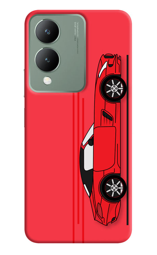 Red Velocity Vivo Y17s Back Cover