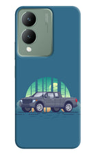 Retro Garage Vibe Vivo Y17s Hard Case Back Cover by Casekaro